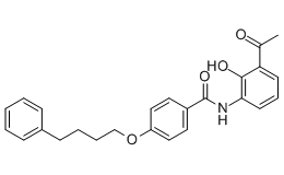 3-[4-(4-苯基丁氧基)苯甲酰基氨基]-2-羟基苯乙酮